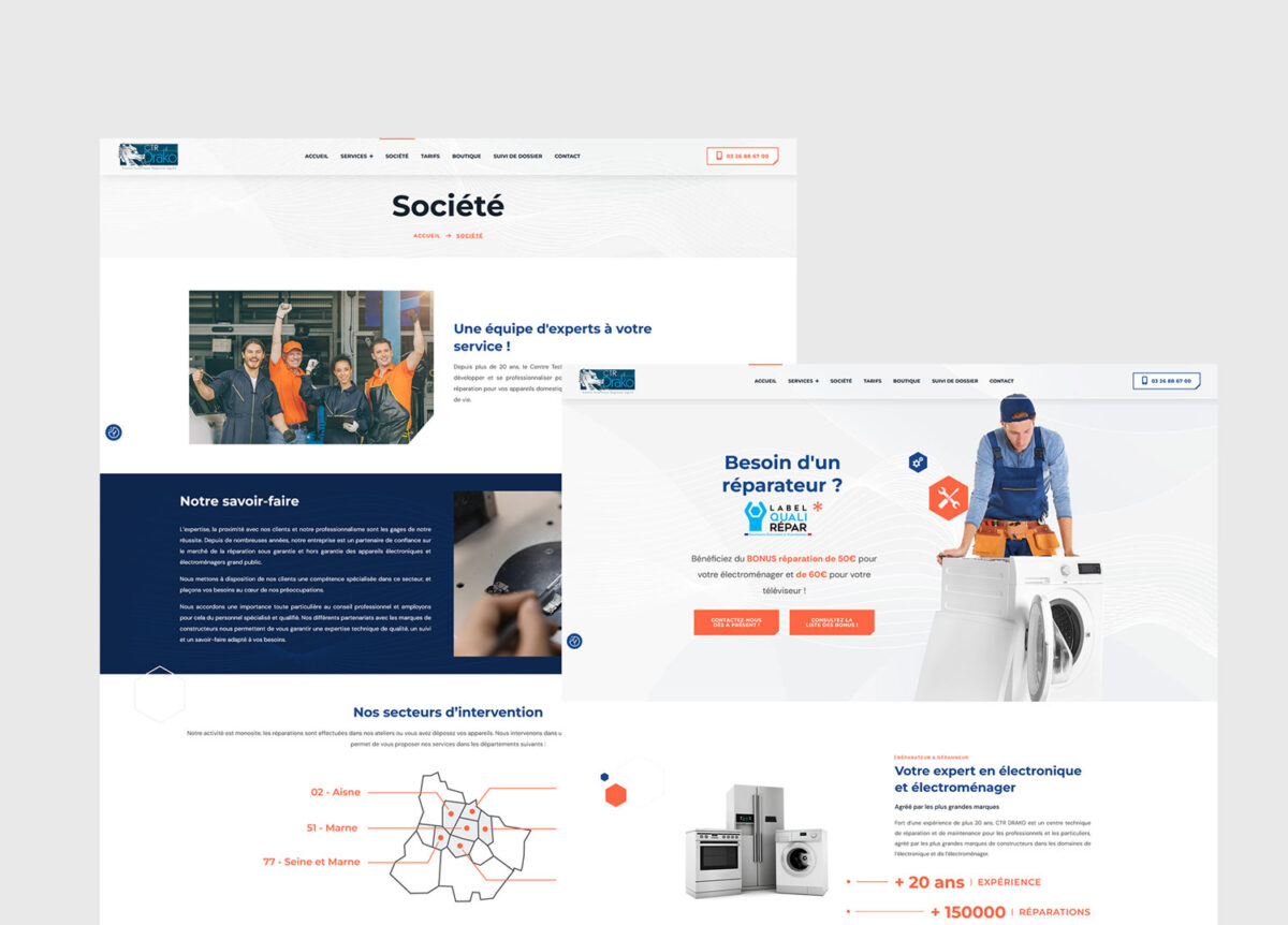 CTR Drako - Focus site web