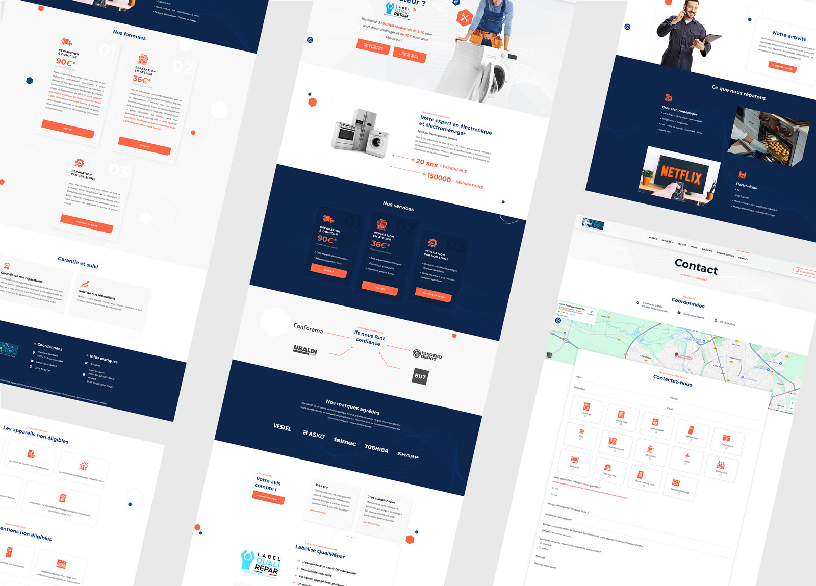 CTR Drako - Site web