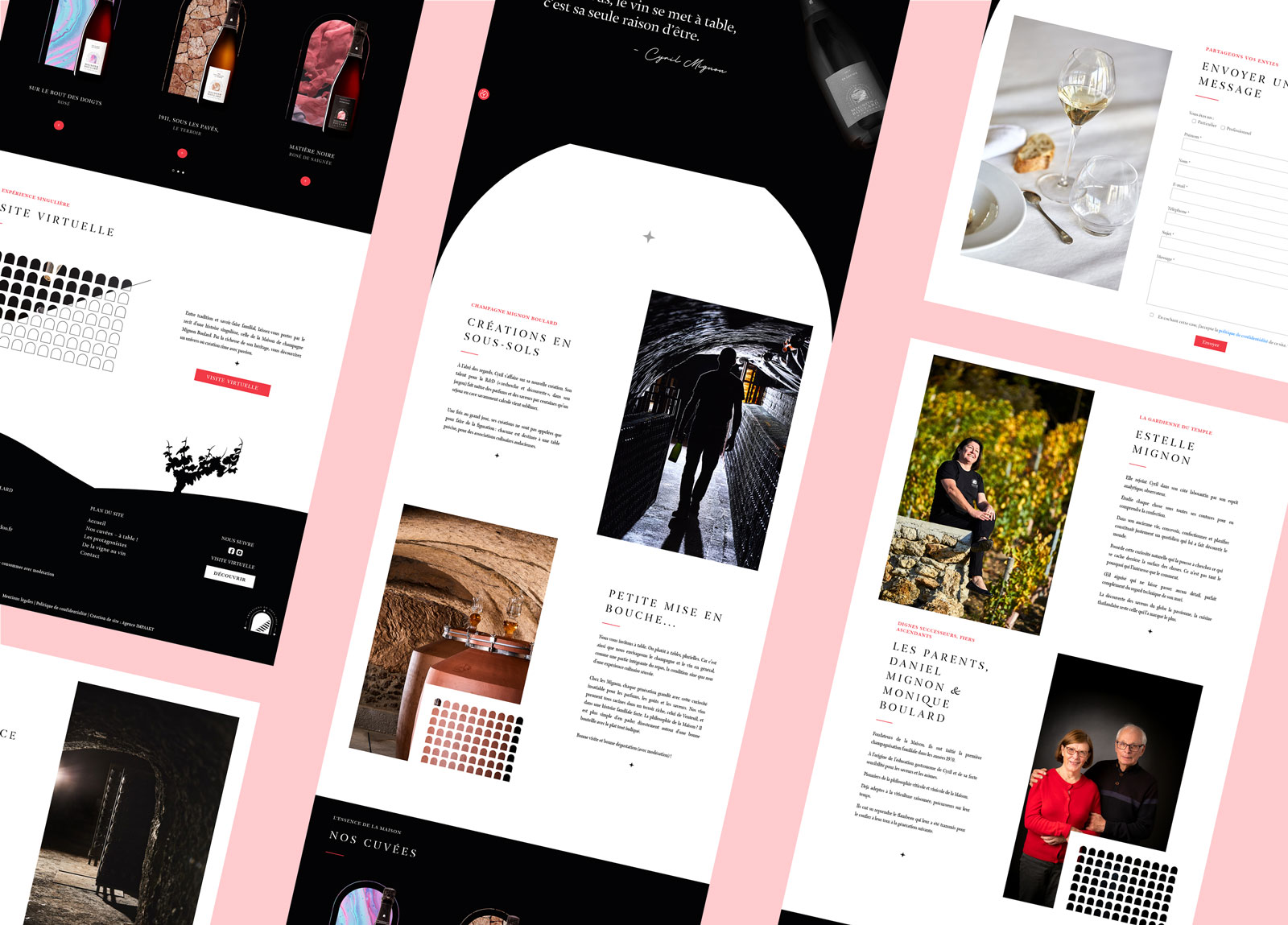 Champagne Mignon Boulard - Site web