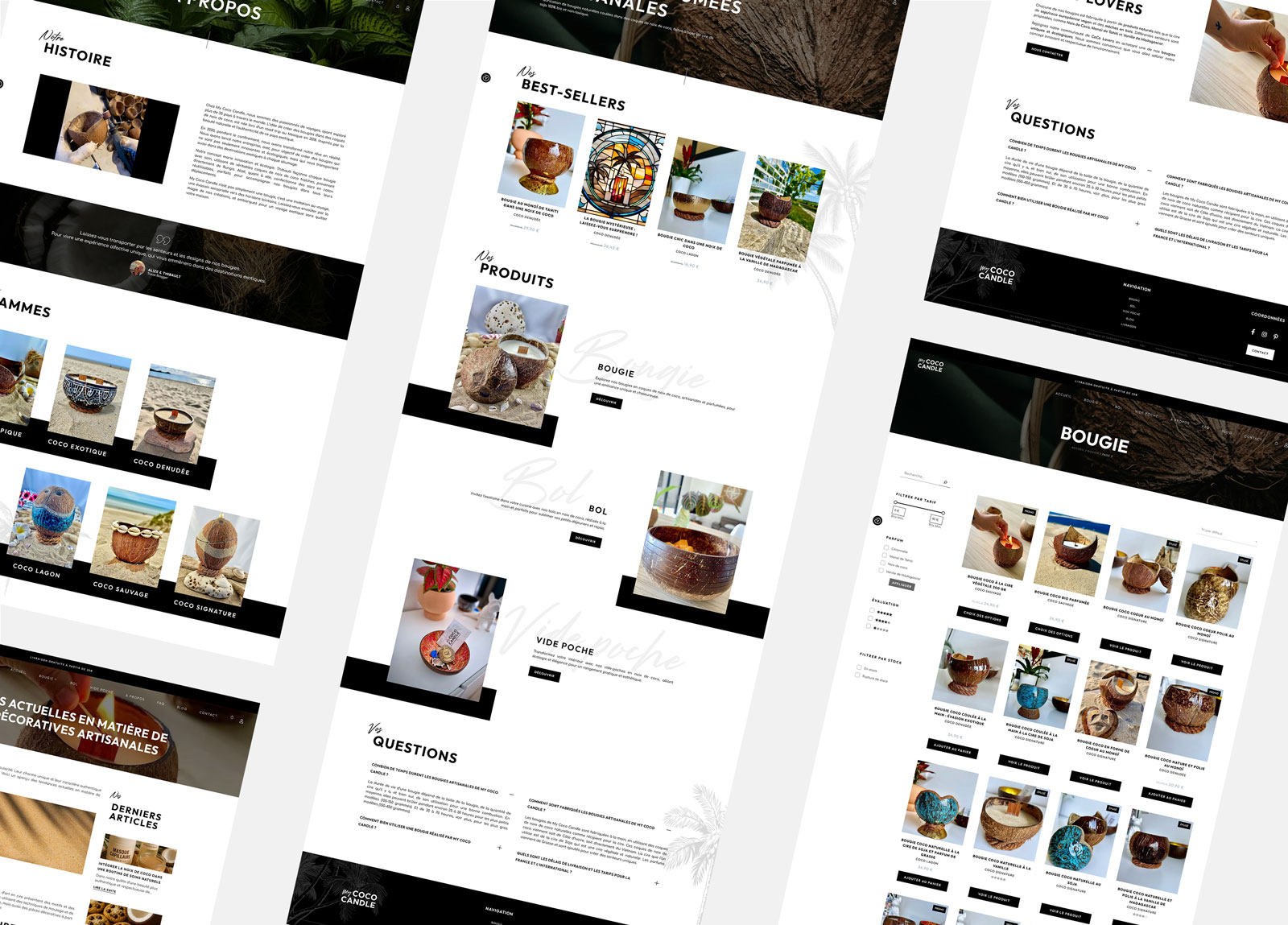 My Coco Candle - Site web