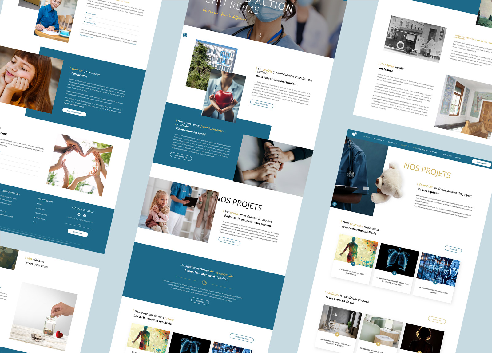 Fonds d'action CHU REIMS - Site web