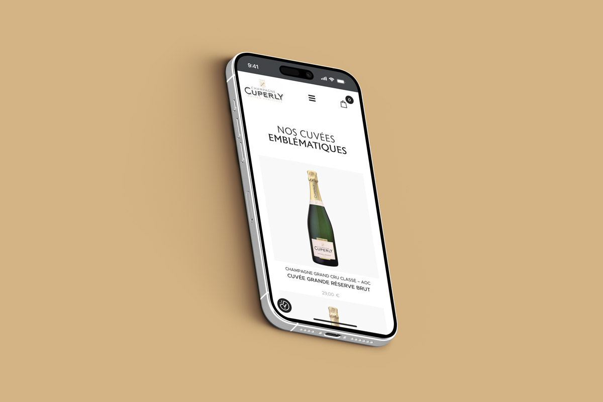 Champagne Cuperly - Mobile