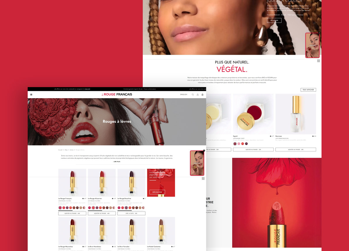 Le Rouge Français - Site web