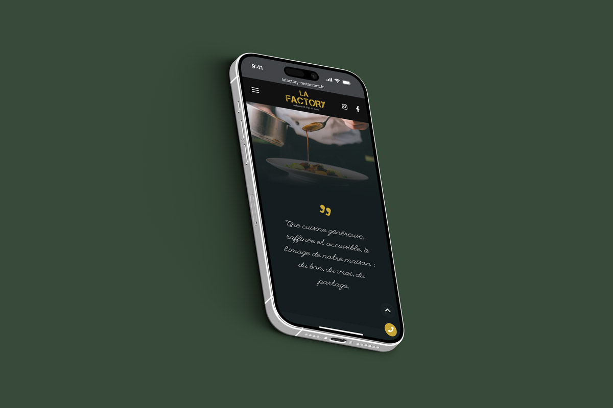 La Factory - Montpellier - Site web mobile