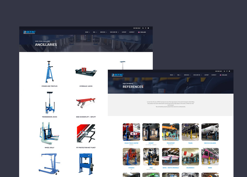 SEFAC - Site web multilingues
