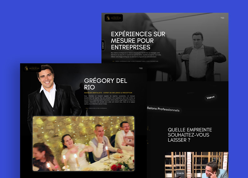 Gregory Del Rio Site web
