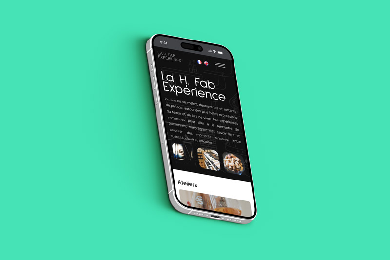 La H. Fab Expérience - Site web