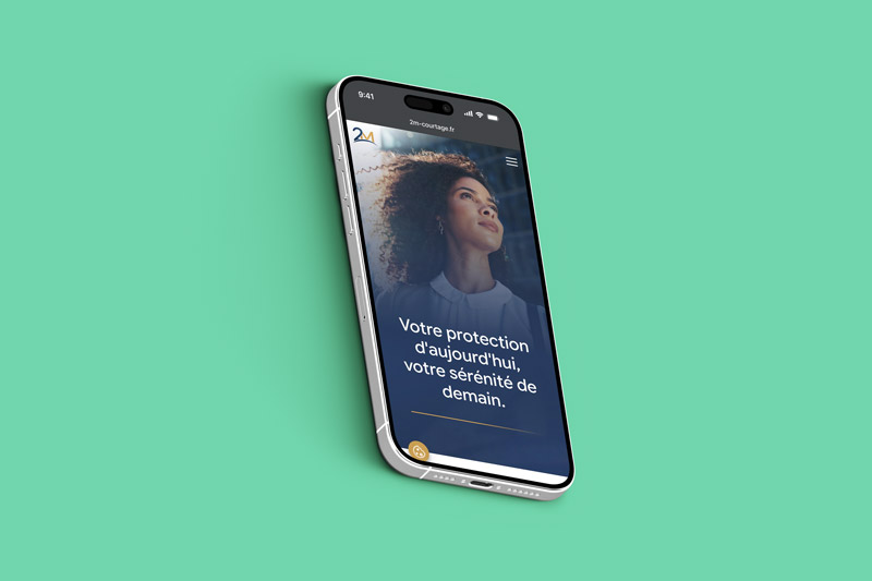 2M Courtage - Site responsive